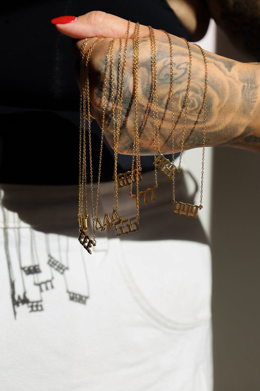 The Stevie - Angel Number Necklace