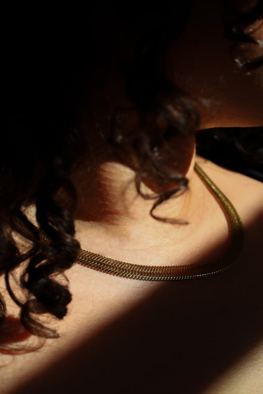 BadGal Herringbone Necklace